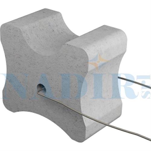 DISTANZIATORE KNOCHEN A FARFALLA IN FIBROCEMENTO ø20-25-30 MM
