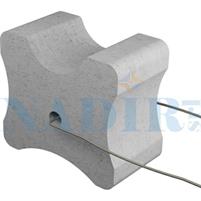 DISTANZIATORE KNOCHEN A FARFALLA IN FIBROCEMENTO ø20-25-30 MM