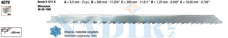 LAMA GATTUCCIO MATERIALI CONGELATI MM.305 4079 CF.2PZ
