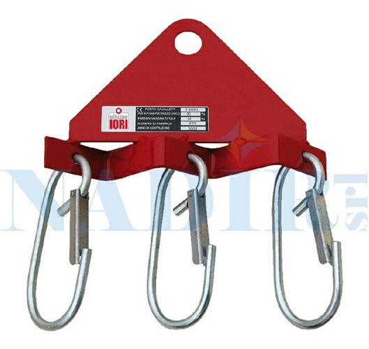 PORTACAVALLETTI OFFICINE IORI 3 GANCI PER PONTEGGIATORE