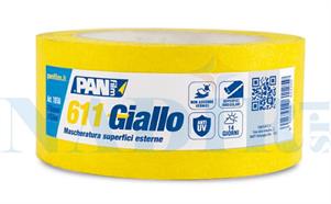NASTRO MASCHERA ALTE PRESTAZIONI X ESTERNO PAN 611 GIALLO MM.30X50MT