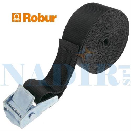 ANCORAGGIO CON FIBBIA SERRAGGIO ROBUR ART.8188 MM.25X5MT LC 200daN
