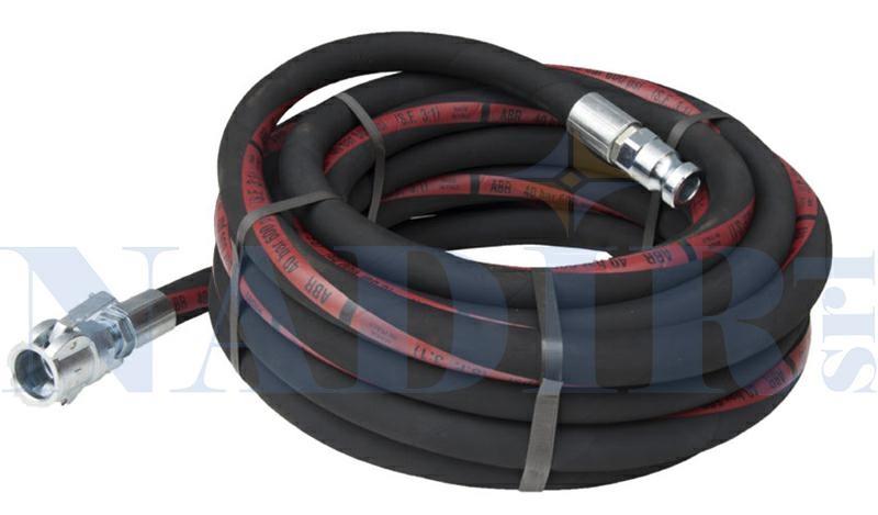 TUBO PORTAMATERIALE RACCORDI CAMME 40 BAR ø25 MT.10 X INTONACATRICE