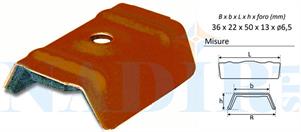 CAPPELLOTTO ROSSO TEGOLA GRECA 20 CON GUARNIZIONE IMBALLO PZ.100