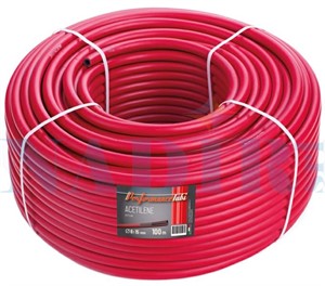 TUBO GAS ACETILENE ROSSO 8X15 RT.50MT