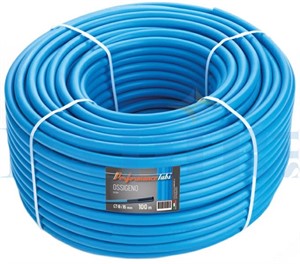TUBO GAS OSSIGENO BLU 8X15 RT.50MT