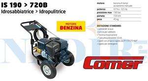 IDROSABBIATRICE-IDROPULITRICE COMER IS190-720 BENZINA