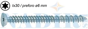 VITI TURBO PER CALCESTRUZZO TSP TX30 CF.100PZ ø 7.5X82