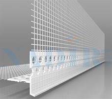 PROFILO GOCCIOLATOIO NASCOSTO CON RETE 150GR CM.250