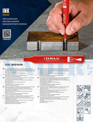 MARCATORE DI PROFONFITA' LYRA INK COLORE NERO