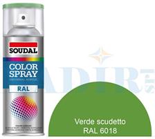 SPRAY ACRILICO VERDE SCUDETTO RAL 6018 ML.400