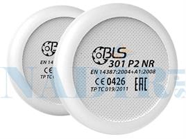 COPPIA PRE-FILTRO A BAIONETTA BLS 301 PROTEZIONE P2