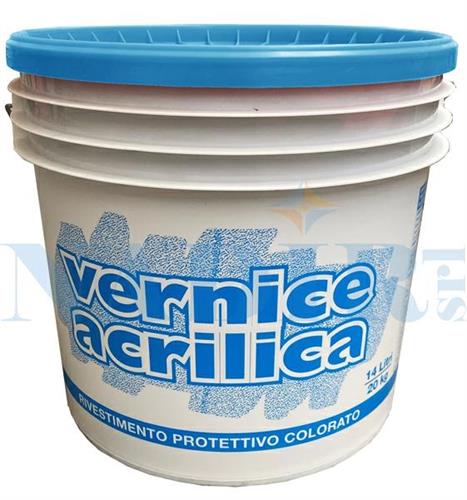 VERNICE ACRILICA PROTETTIVA TETTI AZZURRA LT.14