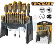 SERIE CACCIAVITI 18PZ INGCO CON SUPPORTO HKSD1828