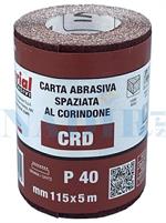 CARTA ABRASIVA MINI-ROLL MM.115X5MT GRANA 40