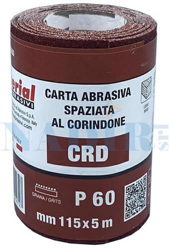 CARTA ABRASIVA MINI-ROLL MM.115X5MT GRANA 60
