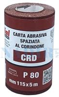 CARTA ABRASIVA MINI-ROLL MM.115X5MT GRANA 80