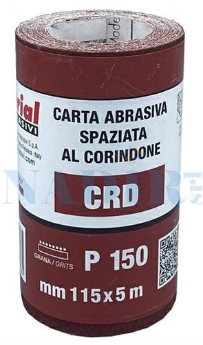 CARTA ABRASIVA MINI-ROLL MM.115X5MT GRANA 150