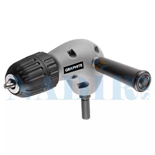 MANDRINO ANGOLARE 1/4 CON MANDRINO AUTOSERRANTE GRAPHITE
