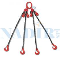 PENDENTI SOLLEVAMENTO A CATENA MT.2 4 BRACCI MAGLIA 7MM 3TON