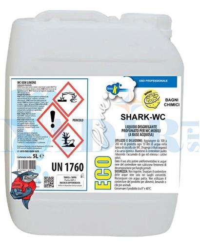 DISGREGANTE BAGNI CHIMICI DA CANTIERE LT.5 PROFUMO LIMONE