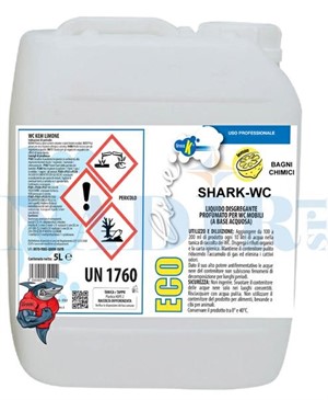 DISGREGANTE BAGNI CHIMICI DA CANTIERE LT.5 PROFUMO LIMONE
