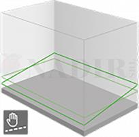 LIVELLA LASER FUTECH PROFESSIONALE 18V MULTICROSS 3D SENZA BATTERIA