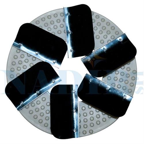 DISCO LISCIATURA 6 LAME PREMISCELATO PER FRATTAZZATRICE CON VELCRO