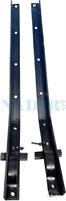 COPPIA STAFFE PROFESSIONALI STENDI BIANCHERIA VERNICIATE