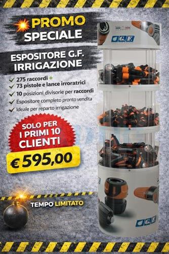 NUOVO SUPER PLANET GF 275 RACCORDI + 73PISTOLE IRRIGAZIONE