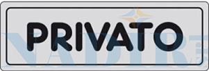 ETICHETTA ADESIVA CM.15X5 PRIVATO