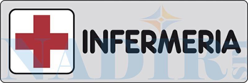 ETICHETTA ADESIVA CM.15X5 INFERMERIA