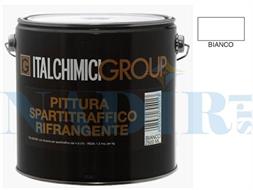 PITTURA SPARTITRAFFICO RIFRANGENTE BIANCO FUSTO ML.30000