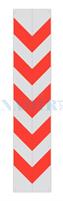 CARTELLO SEGNALAZIONE ANGOLI PONTEGGIO CM.180X38 SENZA RIFRANGENTE