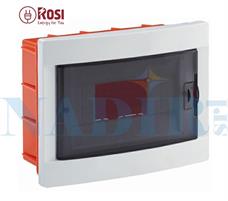 CENTRALINO INCASSO 8 MODULI IP40 BIANCO PORTA FUME' ROSI RS15006