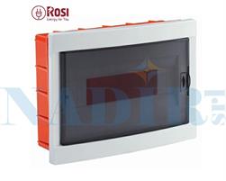 CENTRALINO INCASSO 12 MODULI IP40 BIANCO PORTA FUME' ROSI RS15007