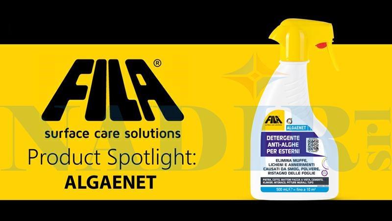 DETERGENTE FILA ALGANET SPRAY LT 0.500 ALGHE-MUFFE-LICHENI DA PARETI