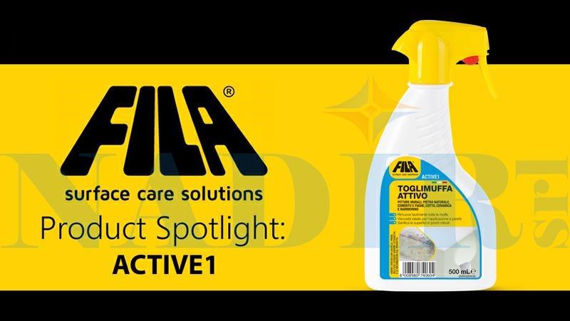 DETERGENTE TOGLI MUFFA FILA ACTIVE1 SPRAY LT 0.500