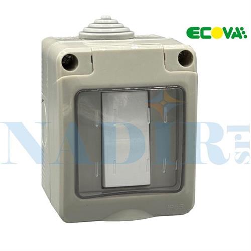 KIT CONTENITORE STAGNO 1 INTERRUTTORE UNIPOLARE 16A IP55