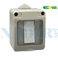 KIT CONTENITORE STAGNO 1 INTERRUTTORE UNIPOLARE 16A IP55