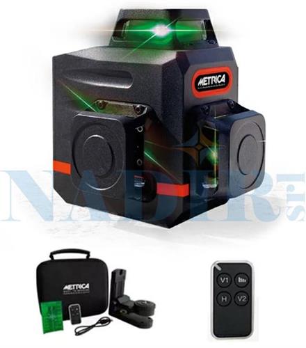 METRICA AUTOLIVELLO LASER 3D GREEN 60845 30/60MT TELECOMANDO