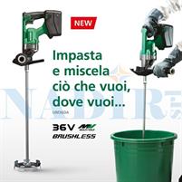 MESCOLATORE PROFESSIONALE HIKOKI 36V SOLO CORPO MACCHINA M.14