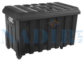BAULE DA CANTIERE PLANO HDP80W LT.80 CM.80X48X47 CON RUOTE