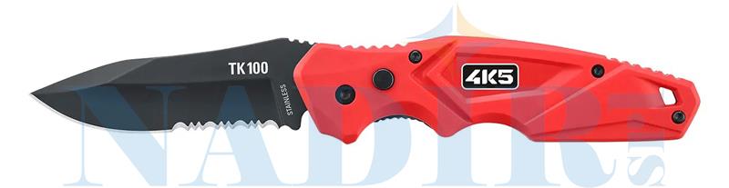 COLTELLO 4K5 SERRAMANICO LAMA MISTA TK100