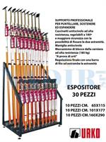 ESPOSITORE PUNTELLO URKO PROFESSIONALE 30 PEZZI ASSORTITI