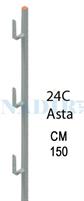 ASTA PARAPETTO CM.150 ARMATURA SOLAI C.S.C. ART.24C