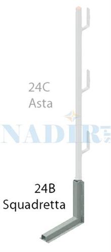 SQUADRETTA CM.30X30 PARAPETTO ARMATURA SOLAI C.S.C. ART.24B