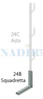 SQUADRETTA CM.30X30 PARAPETTO ARMATURA SOLAI C.S.C. ART.24B