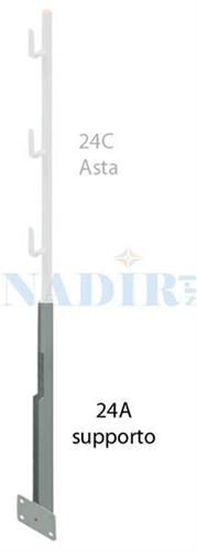 SUPPORTO A PARETE CM.100 PARAPETTO ARMATURA SOLAI C.S.C. ART.24A