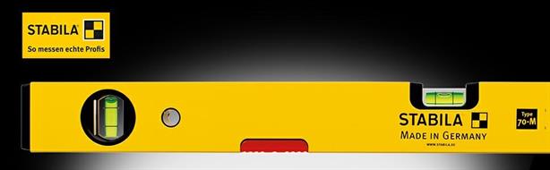 LIVELLA MAGNETICA DUE BOLLE D'ARIA STABILA SERIE 70-M CM.100